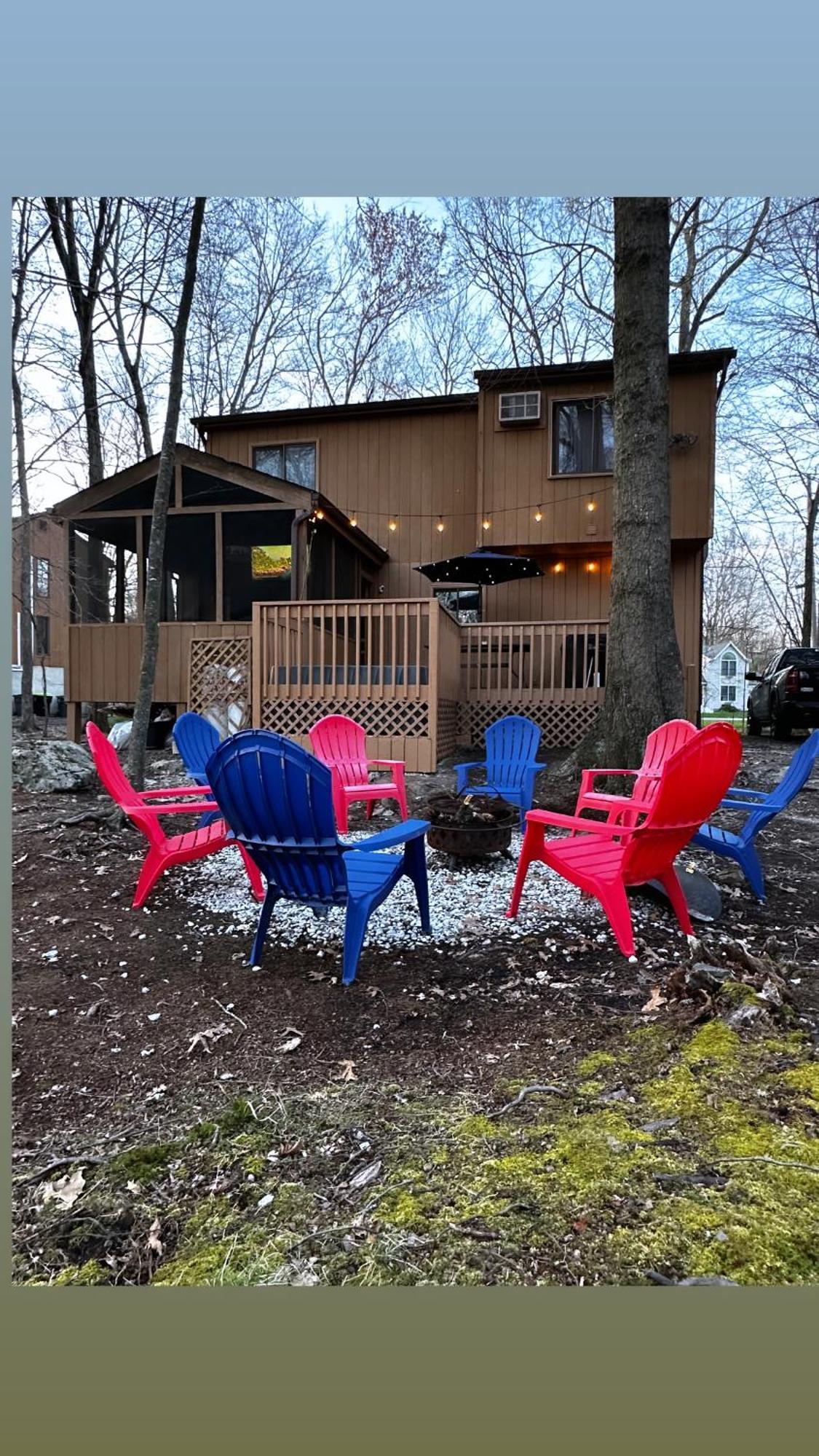 Cozy Cabin At Poconos With Hot Tub And Fire Pit East Stroudsburg Kültér fotó