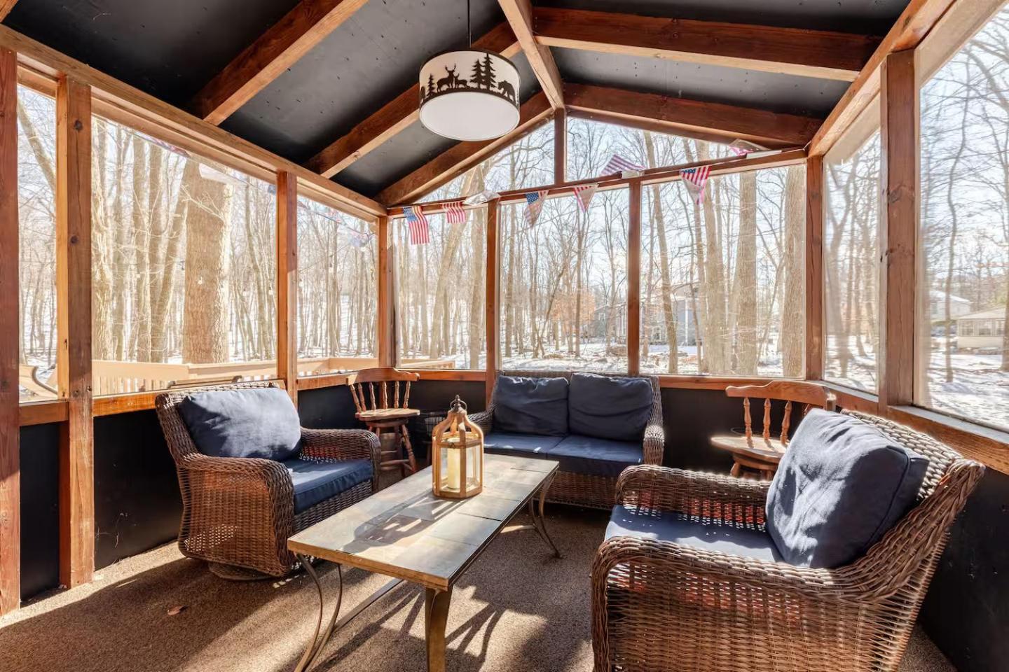 Cozy Cabin At Poconos With Hot Tub And Fire Pit East Stroudsburg Kültér fotó